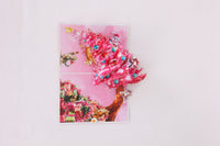 Pink Christmas Tree Flip Pop Up Card