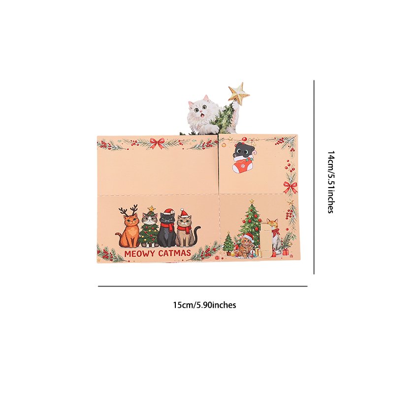 Christmas Cat Box Card