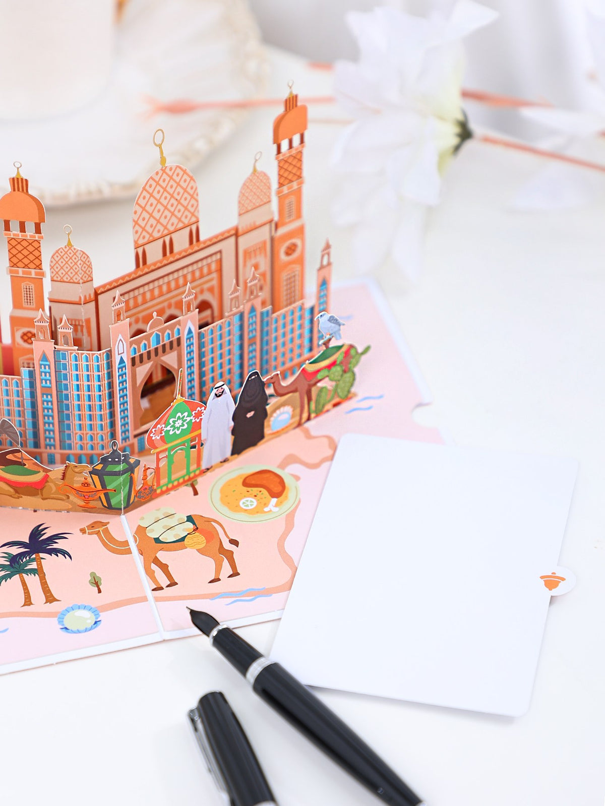 Dubai City Scenery 3D Pop Up Card