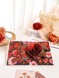 Rose 3D Pop Up Card