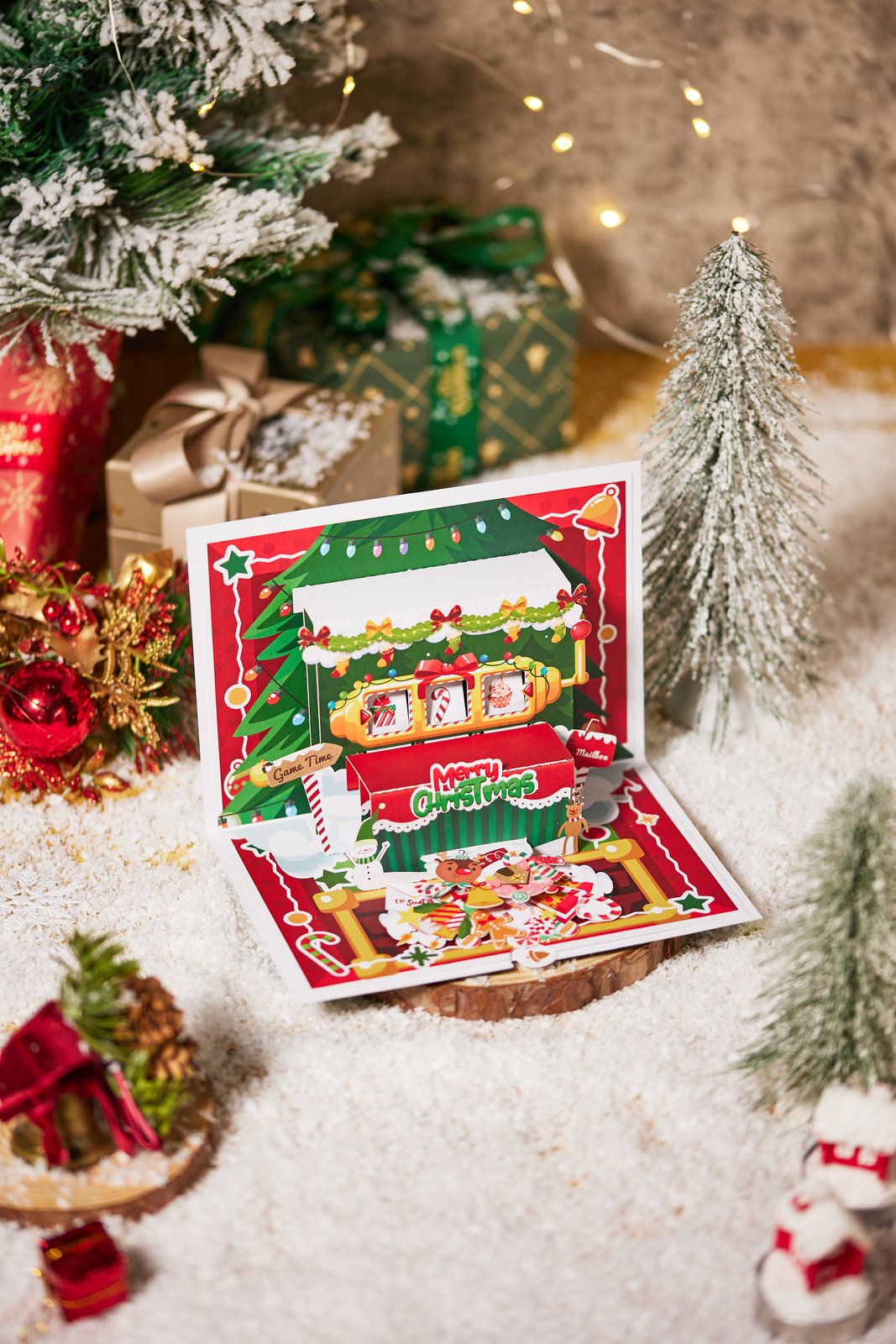 Christmas Game Console 3D Pop Up Card