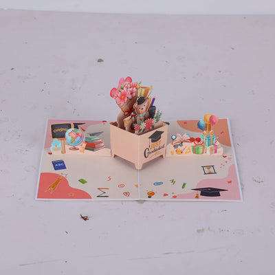 Graduation Season 90° 3D Pop Up Card