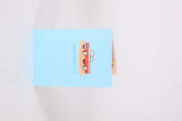 Father's Day Pickup Truck Seaside Trip Greeting Card
