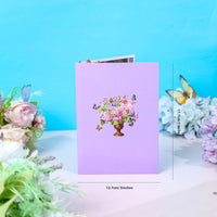 Hydrangea Vase 3D Pop Up Card