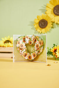 Sunflower Heart Greeting Card
