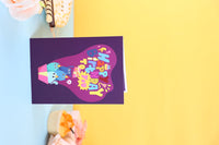 Letter Balloons Birthday Greeting Card