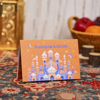 Blue Ramadan 90° 3D Pop Up Card