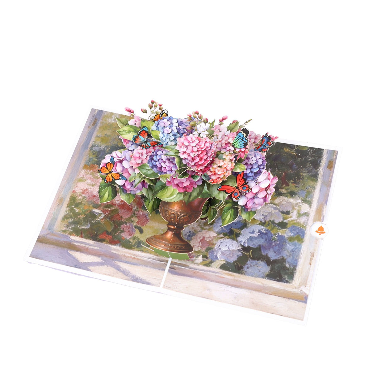 Hydrangea Vase 3D Pop Up Card