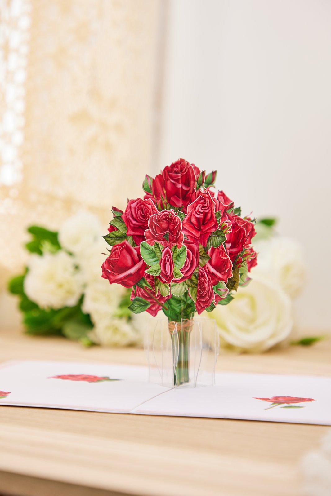 Rose Vase Pop Up Card