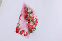 Red Rose Branch 3D Pop Up Card
