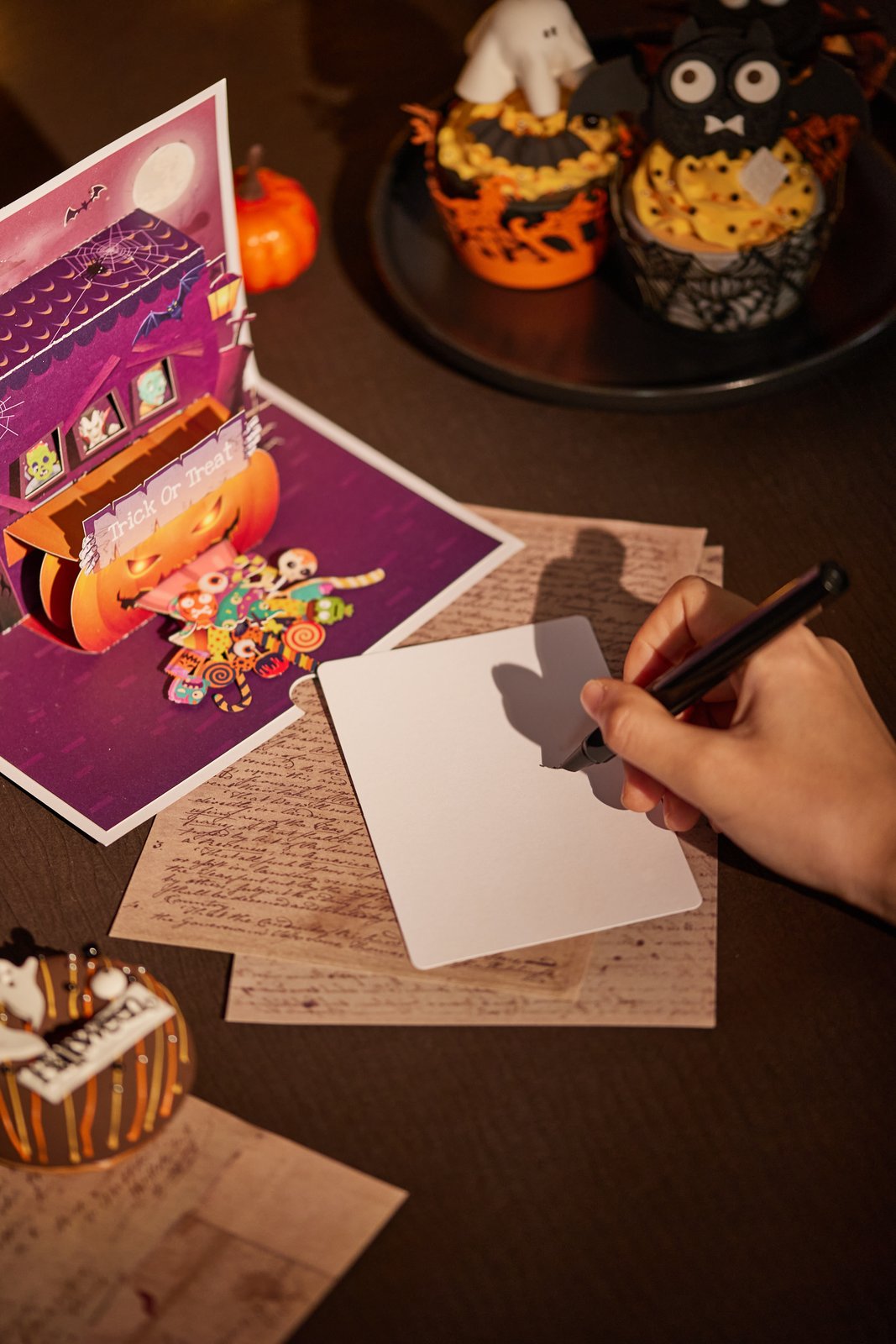 Candy Haunted House Greeting Card