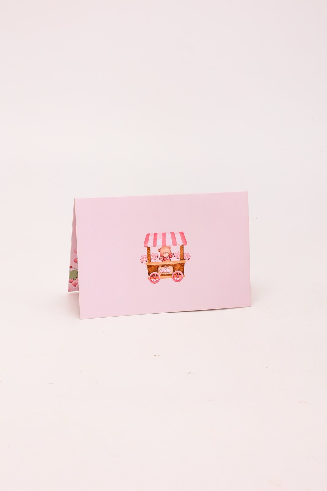 Valentine's Day Bear Car 90° 3D Pop Up Card