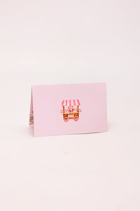 Valentine's Day Bear Car 90° 3D Pop Up Card