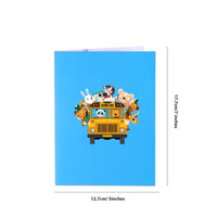 Animals Back To School Greeting Card