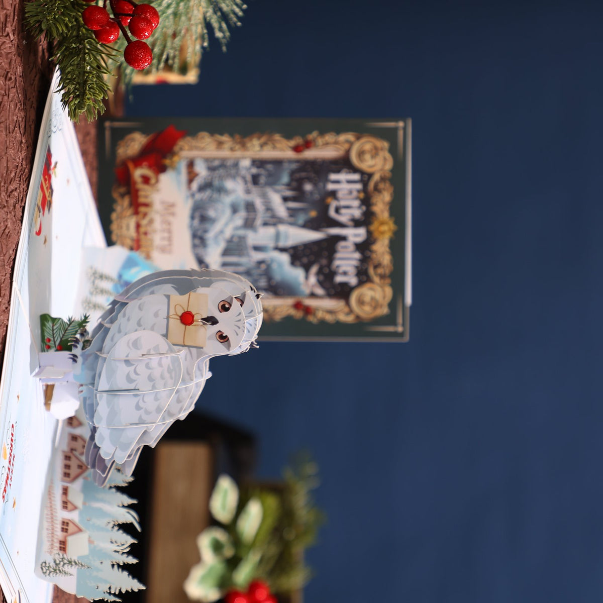 Snowy Owl 3D Pop Up Card