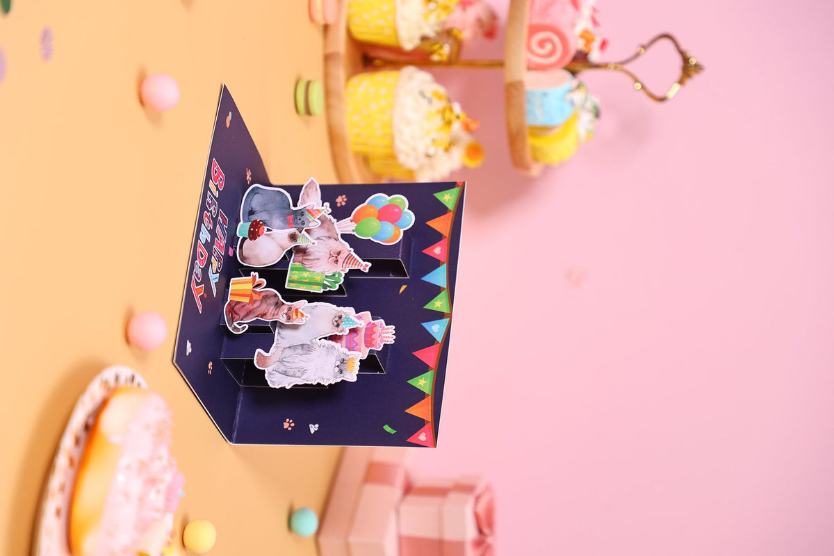 Cat Birthday Greeting Card