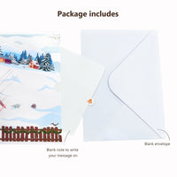 North American Cardinal Mailman 3D Pop Up Card