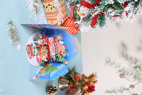 Christmas Cat Truck Double Door Pop Up Card