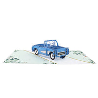 Vintage Car 3D Pop Up Card