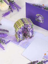 Wisteria Window Greeting Card