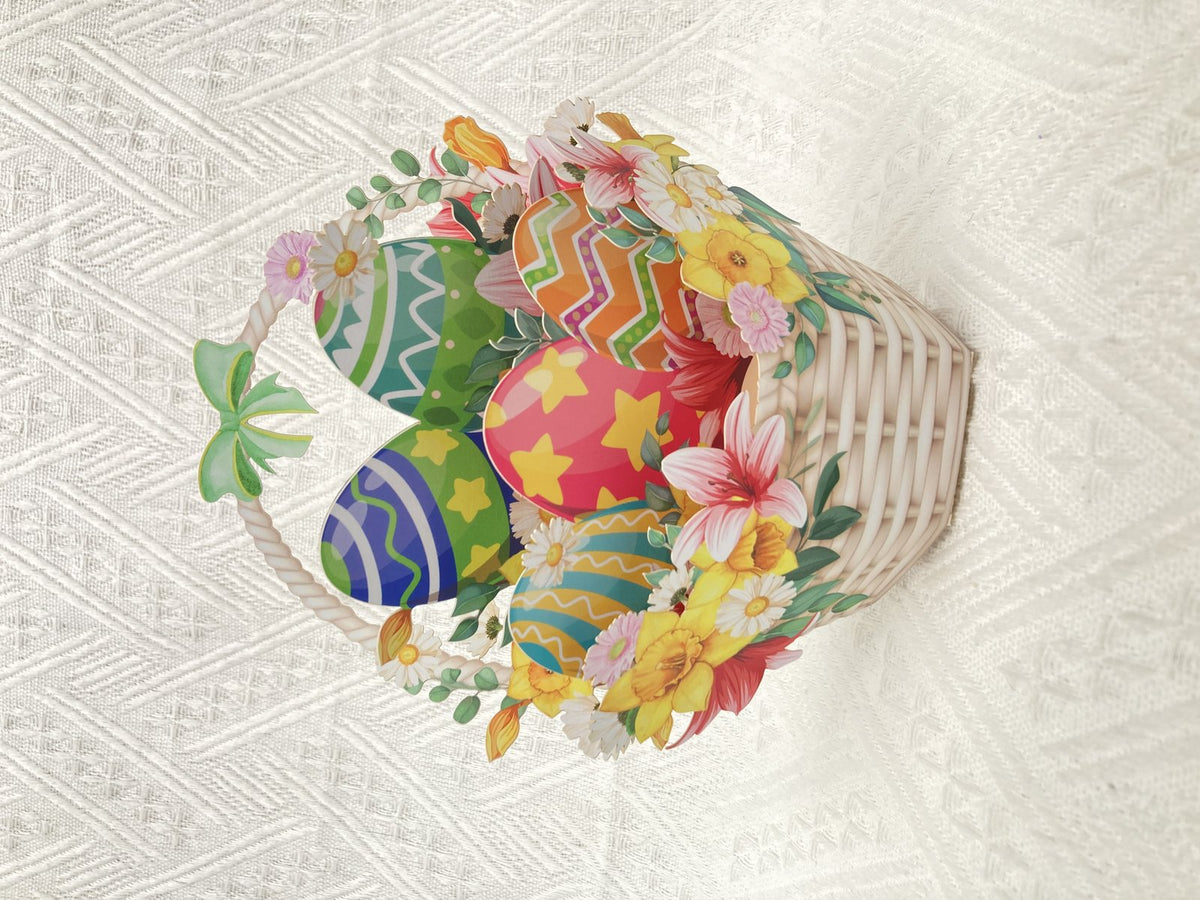 Easter Basket Pop Up Card