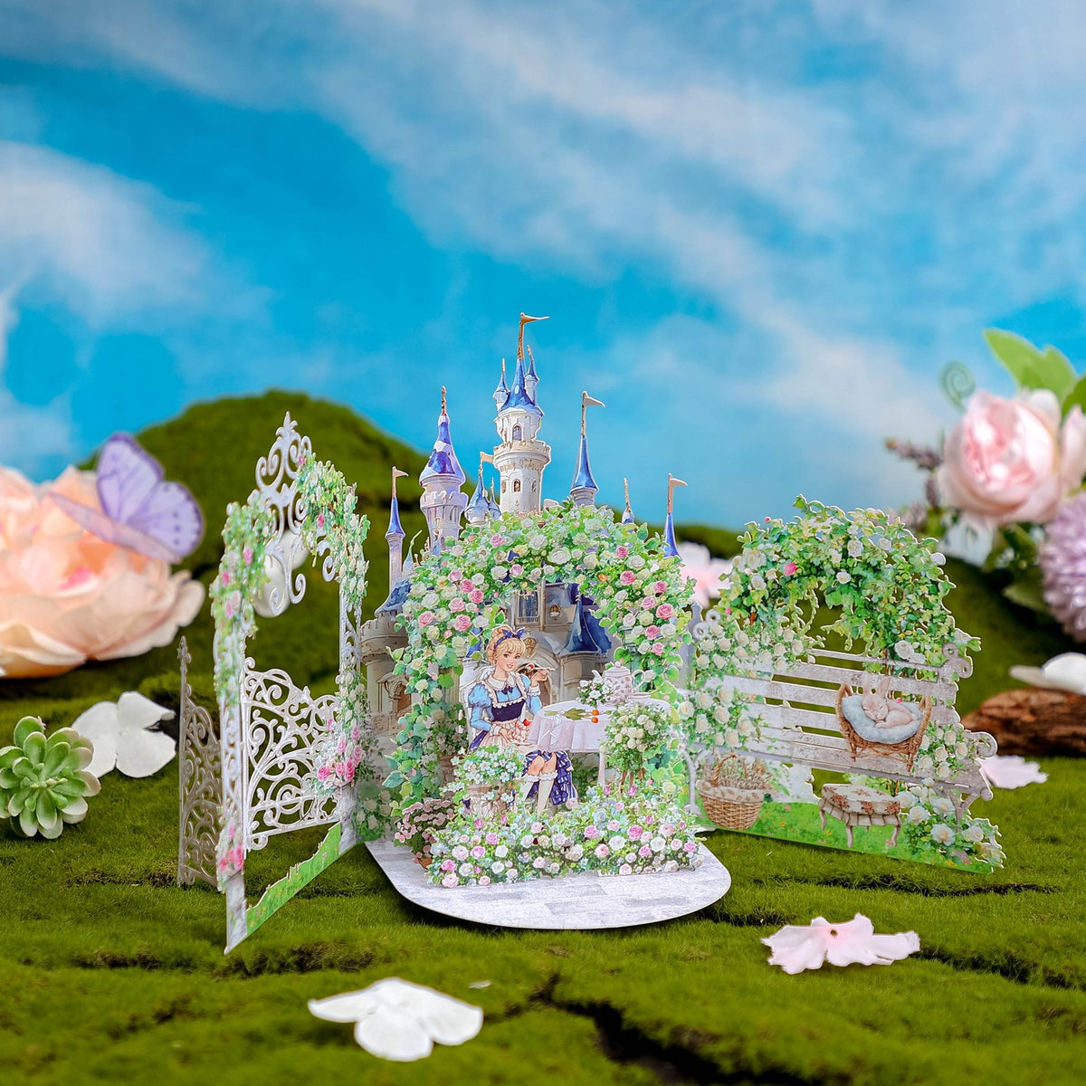 Garden Castle Arch Card