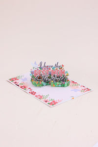 Mother's Day Letter Flower Pop Up Card