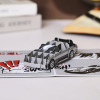 JDM Sports Car Flip Pop Up Card