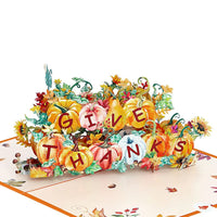 Thanksgiving Thank You 3D Pop Up Card