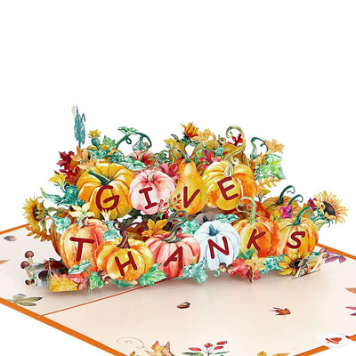 Thanksgiving Thank You 3D Pop Up Card