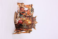 Gold Nativity Manger 3D Pop Up Card