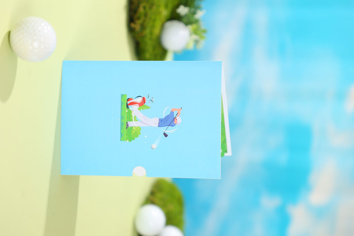 Golf Tournament 3D Pop Up Card