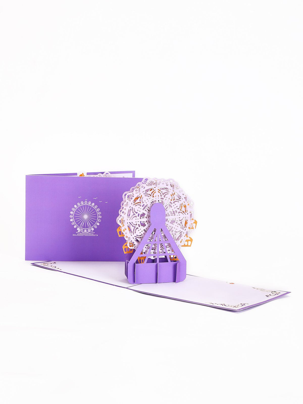 Lavender Crystal Ball Card