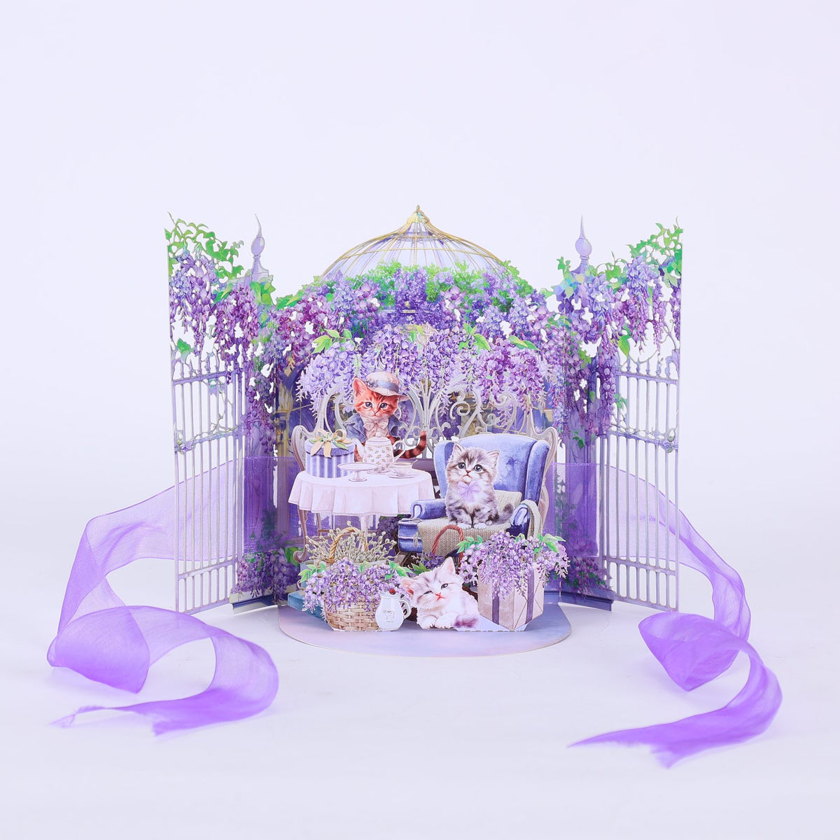 Wisteria Pavilion 3D Pop Up Card