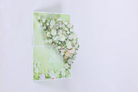 White Rose 3D Pop Up Card