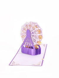 Lavender Crystal Ball Card