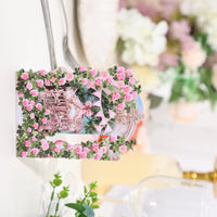 Pink Garden Carousel Greeting Card