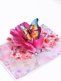 Hibiscus Butterfly Greeting Card