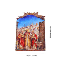 Nativity Manger Double Door Card