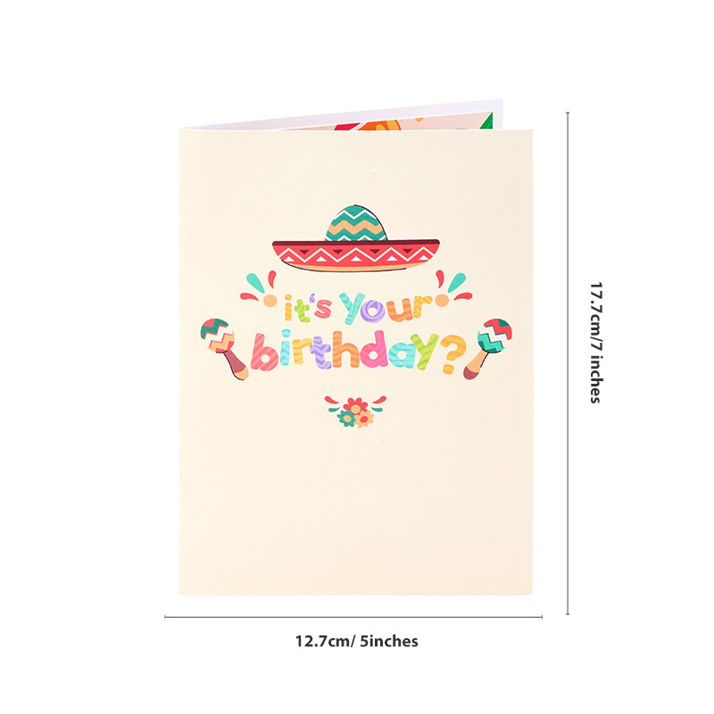 Taco Happy Birthday Music Greeting Card