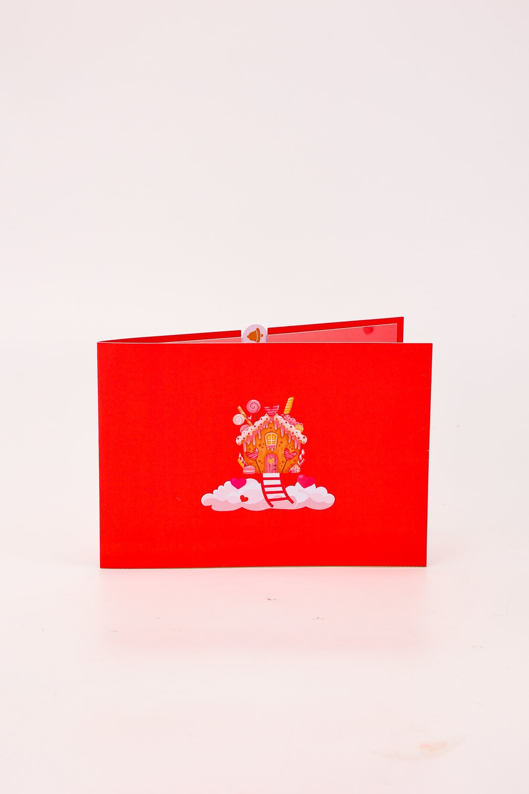 Valentine's Day Candy Flying House 3D Pop Up Card
