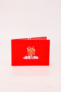 Valentine's Day Candy Flying House 3D Pop Up Card