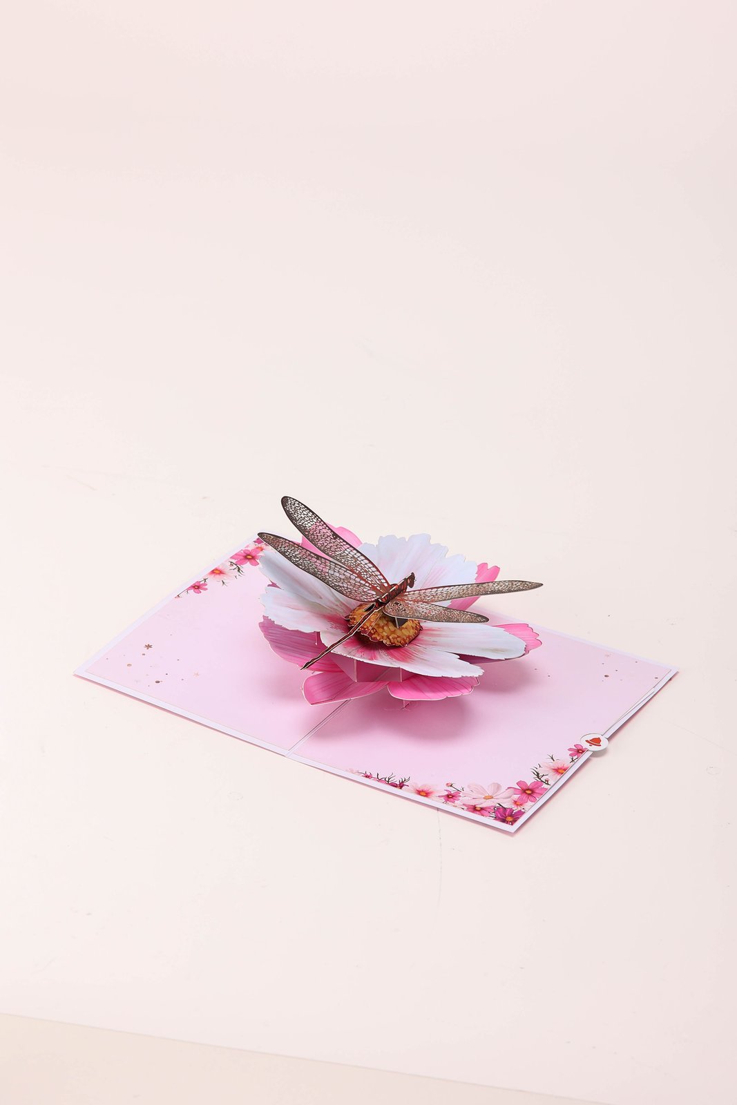 Large Cosmos Dragonfly 3D Pop Up Card