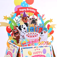 Dog Happy Birthday Box Card