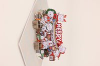 Christmas Polar Bear 3D Pop Up Card