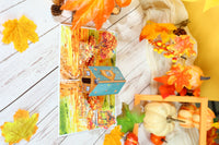Orange Halloween Haunted House Flip Pop Up Card