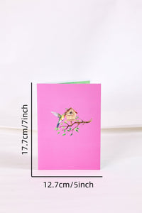 Hummingbird House Greeting Card