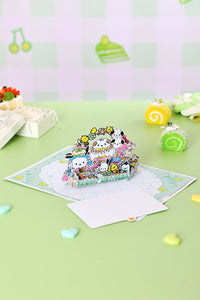 Pochacco Birthday 3D Pop Up Card