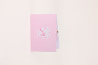 Pink Rose Ferris Wheel Pop Up Card