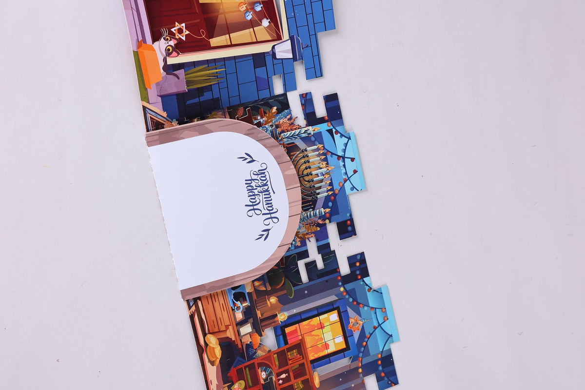 Hanukkah Open Door Card